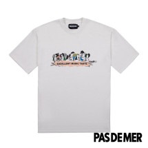 【PAS DE MER/パドゥメ】BAND T-SHIRT Tシャツ / NATURAL ナチュラルホワイト|Tシャツ|Pas De Mer