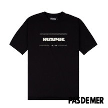 【PAS DE MER/パドゥメ】PASDEMER ITALIA T-SHIRT Tシャツ / BLACK ブラック|Tシャツ|Pas De Mer