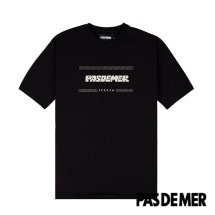 PAS DE MER/ѥɥPASDEMER ITALIA T-SHIRT T / BLACK ֥å