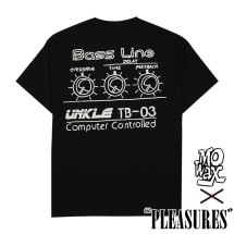 【PLEASURES/プレジャーズ×MO'WAX＆UNKLE/モ・ワックス＆アンクル】TB-03 T-SHIRT Tシャツ / BLACK ブラック|Tシャツ|PLEASURES