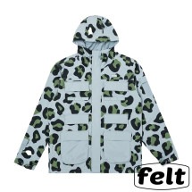 【FELT/フェルト】COASTAL UTILITY JACKET ユーティリティジャケット / ICE LEOPARD PRINT|アウター|FELT