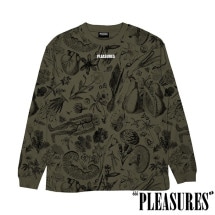 PLEASURES/ץ쥸㡼REBIRTH THERMAL LONG SLEEVE ޥ˥åȥ / GREEN ꡼