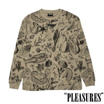 PLEASURES/ץ쥸㡼REBIRTH THERMAL LONG SLEEVE ޥ˥åȥ / TAN 