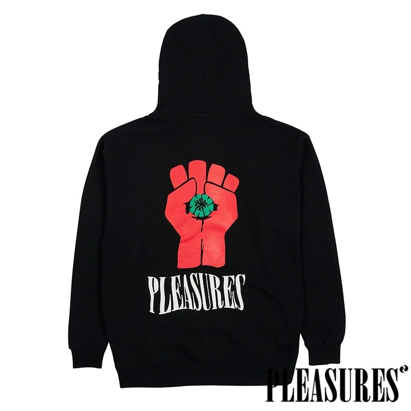 PLEASURES X ハンター・S・トンプソン HST ジップ パーカー PLEASURES/プレジャーズ×HUNTER S. THOMPSON】HST ZIP HOODIE