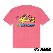 PAS DE MER/ѥɥSOUNDSYSTEM T-SHIRT T / OLD FUCSIA ԥ