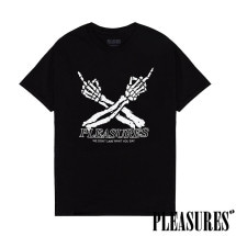 【PLEASURES/プレジャーズ】DON'T CARE T-SHIRT Tシャツ / BLACK ブラック|Tシャツ|PLEASURES