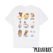 【PLEASURES/プレジャーズ】PUPPIES T-SHIRT Tシャツ / WHITE ホワイト|Tシャツ|PLEASURES