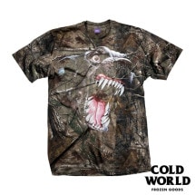 【COLD WORLD FROZEN GOODS/コールドワールドフローズングッズ】HOME SECURITY TEE Tシャツ / REAL TREE CAMO カモ|Tシャツ|COLD WORLD
