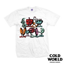 【COLD WORLD FROZEN GOODS/コールドワールドフローズングッズ】ALMOST FREE TEE (GUEST FROM ALMOST FREE SERVICES) Tシャツ / W