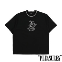 PLEASURES/ץ쥸㡼HUG HEAVYWEIGHT SHIRT T / BLACK ֥å