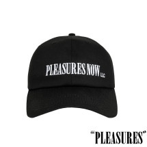 【PLEASURES/プレジャーズ】LLC POLO CAP キャップ / BLACK ブラック|帽子|PLEASURES