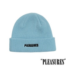 【PLEASURES/プレジャーズ】EVERYDAY BEANIE ニット帽 / LIGHT BLUE|帽子|PLEASURES