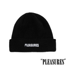 【PLEASURES/プレジャーズ】EVERYDAY BEANIE ニット帽 / BLACK ブラック|帽子|PLEASURES