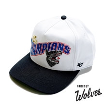 【RAISED BY WOLVES/レイズドバイウルブス】CHAMPIONS '47 SNAPBACK スナップバックキャップ / WHITE|帽子|Raised by Wolves