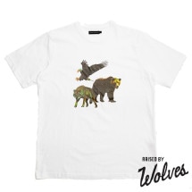 RAISED BY WOLVES/쥤ɥХ֥HUNT CLUB TEE T / WHITE