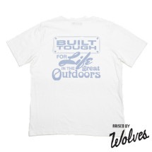 【RAISED BY WOLVES/レイズドバイウルブス】BUILT TOUGH TEE Tシャツ / WHITE