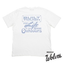 RAISED BY WOLVES/쥤ɥХ֥BUILT TOUGH TEE T / WHITE