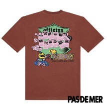 【PAS DE MER/パドゥメ】OFFICINA T-SHIRT Tシャツ / BROWN|Tシャツ|Pas De Mer