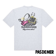 【PAS DE MER/パドゥメ】TV STUDIOS T-SHIRT Tシャツ / MELANGE GREY|Tシャツ|Pas De Mer