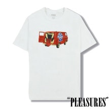 【PLEASURES/プレジャーズ×PABST BLUE RIBBON/パブストブルーリボン】BEER VAN T-SHIRT Tシャツ / WHITE|Tシャツ|PLEASURES