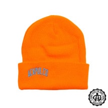 【ACAPULCO GOLD/アカプルコ ゴールド】VARSITY LOGO BEANIE ニット帽 / NEON ORANGE オレンジ|帽子|ACAPULCO GOLD
