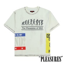 【PLEASURES/プレジャーズ】EVOLUTION HEAVYWEIGHT T-SHIRT Tシャツ / OFF WHITE|Tシャツ|PLEASURES