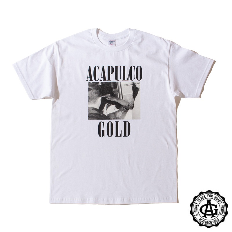 【ACAPULCO GOLD/アカプルコ ゴールド】ALLEYEZONME TEE Tシャツ / WHITE | ACAPULCO GOLD ...