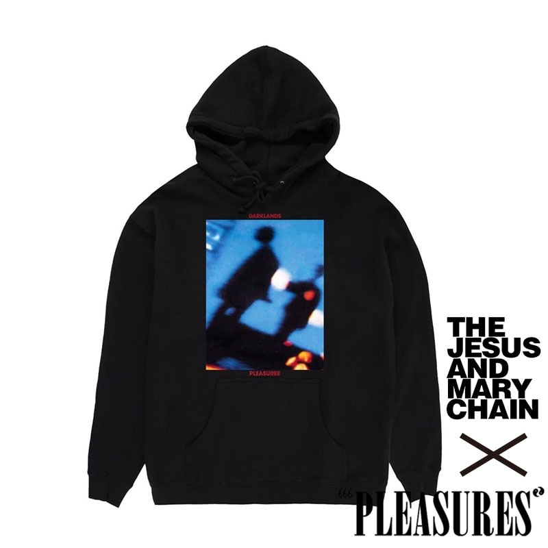 PLEASURES × ジーザス & メリーチェイン DARKLANDS パーカー PLEASURES/プレジャーズ×THE JESUS AND MARY CHAIN】 DARKLANDS