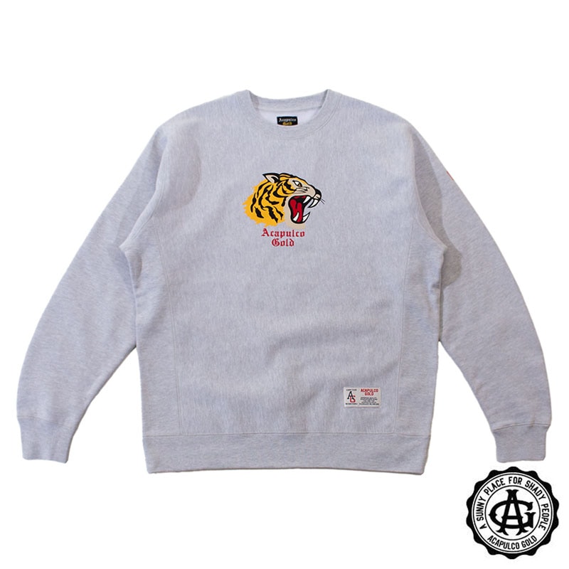 ACAPULCO GOLD/アカプルコ ゴールド】TIGER CREWNECK SWEATSHIRT