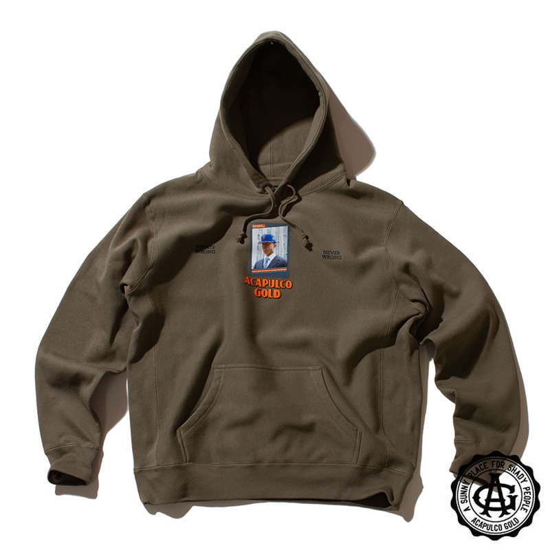 ACAPULCO GOLD/アカプルコ ゴールド】ALWAYS STRONG HOODED SWEATSHIRT