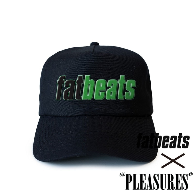 PLEASURES/プレジャーズ×FAT BEATS】FAT BEATS SNAPBACK キャップ