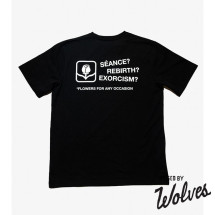 【RAISED BY WOLVES/レイズドバイウルブス】ROSA NERA TEE 半袖Tシャツ / BLACK|Tシャツ|Raised by Wolves