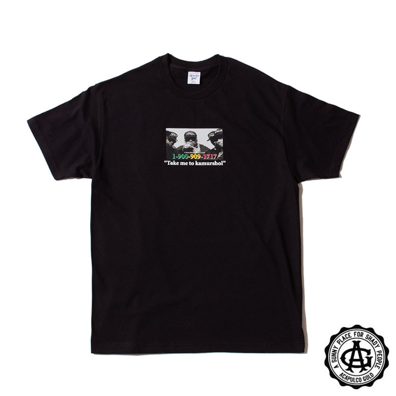 【ACAPULCO GOLD/アカプルコ ゴールド】KAMURSHOL TEE Tシャツ / BLACK | ACAPULCO GOLD,T ...