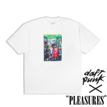 【PLEASURES/プレジャーズ×DAFT PUNK/ダフト・パンク】HARAJUKU T-SHIRT Tシャツ / WHITE