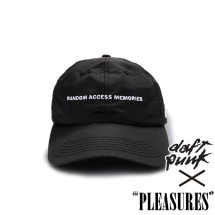 【PLEASURES/プレジャーズ×DAFT PUNK/ダフト・パンク】MEMORIES HAT キャップ / BLACK