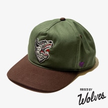 【RAISED BY WOLVES/レイズドバイウルブス】47 SOUVENIR HITCH LC キャップ / OLIVE|帽子|Raised by Wolves
