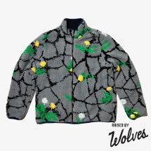 【RAISED BY WOLVES/レイズドバイウルブス】DMA REVERSIBLE FLEECE JACKET ジャケット / BLACK