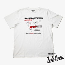 【RAISED BY WOLVES/レイズドバイウルブス】SHOP TEE Tシャツ / WHITE