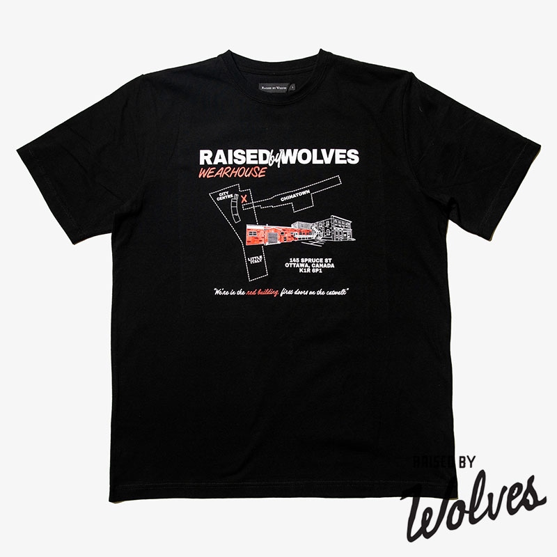 【RAISED BY WOLVES/レイズドバイウルブス】SHOP TEE Tシャツ / BLACK | Raised by Wolves,T ...