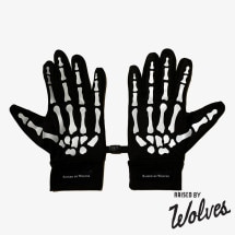 【RAISED BY WOLVES/レイズドバイウルブス】SKELETON RUNNING GLOVES グローブ / BLACK|その他|Raised by Wolves