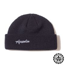 【ACAPULCO GOLD/アカプルコ ゴールド】CABLE BEANIE ニット帽 / NAVY