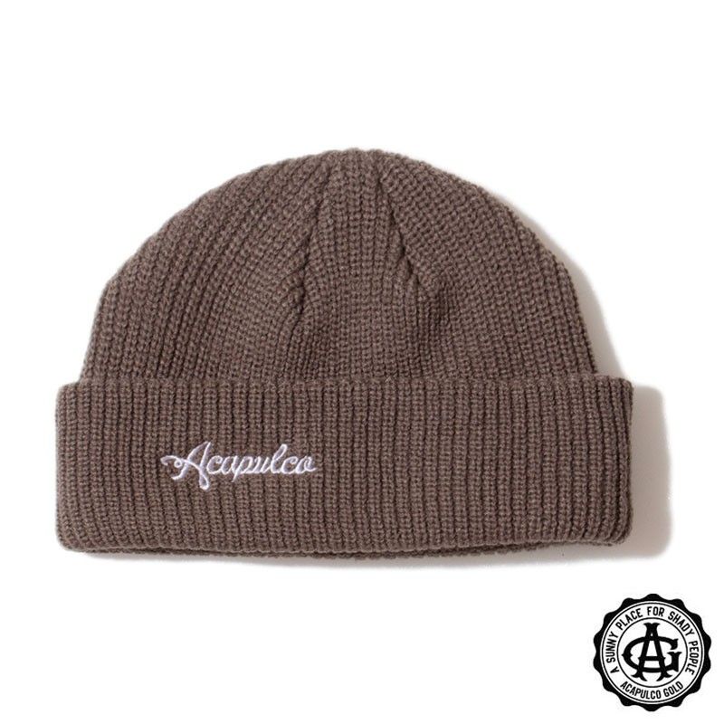 ��ACAPULCO GOLD/�����ץ륳 ������ɡ�CABLE BEANIE �˥å�˹ / CHOCOLATE
