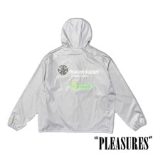 【PLEASURES/プレジャーズ】SYSTEM REFLECTIVE JACKET ウィンドブレーカー / 3M