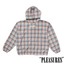 【PLEASURES/プレジャーズ】SENDER PONCHO HOODIE パーカー / PINK|スウェット|PLEASURES