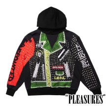 【PLEASURES/プレジャーズ】EXPLOSION HOODIE パーカー / BLACK|スウェット|PLEASURES