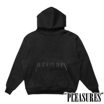 【PLEASURES/プレジャーズ】STARRY ONYX HOODIE パーカー / BLACK|スウェット|PLEASURES