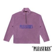 【PLEASURES/プレジャーズ】ONYX HALF ZIP POLAR FLEECE パーカー / LILAC|スウェット|PLEASURES