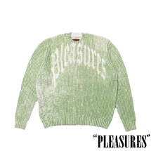 【PLEASURES/プレジャーズ】ACID SWEATER セーター / GREEN|ニット|PLEASURES