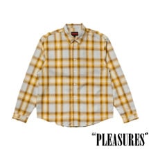 【PLEASURES/プレジャーズ】DIZZLE BUTTON UP 長袖シャツ / DIJON|長袖シャツ|PLEASURES