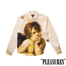 【PLEASURES/プレジャーズ】CHERUB BUTTON UP 長袖シャツ / MULTI